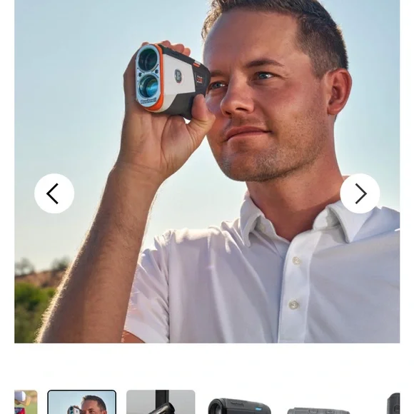 Bushnell Tour V6 Shift Rangefinder - White & Orange - Picture 3 of 9